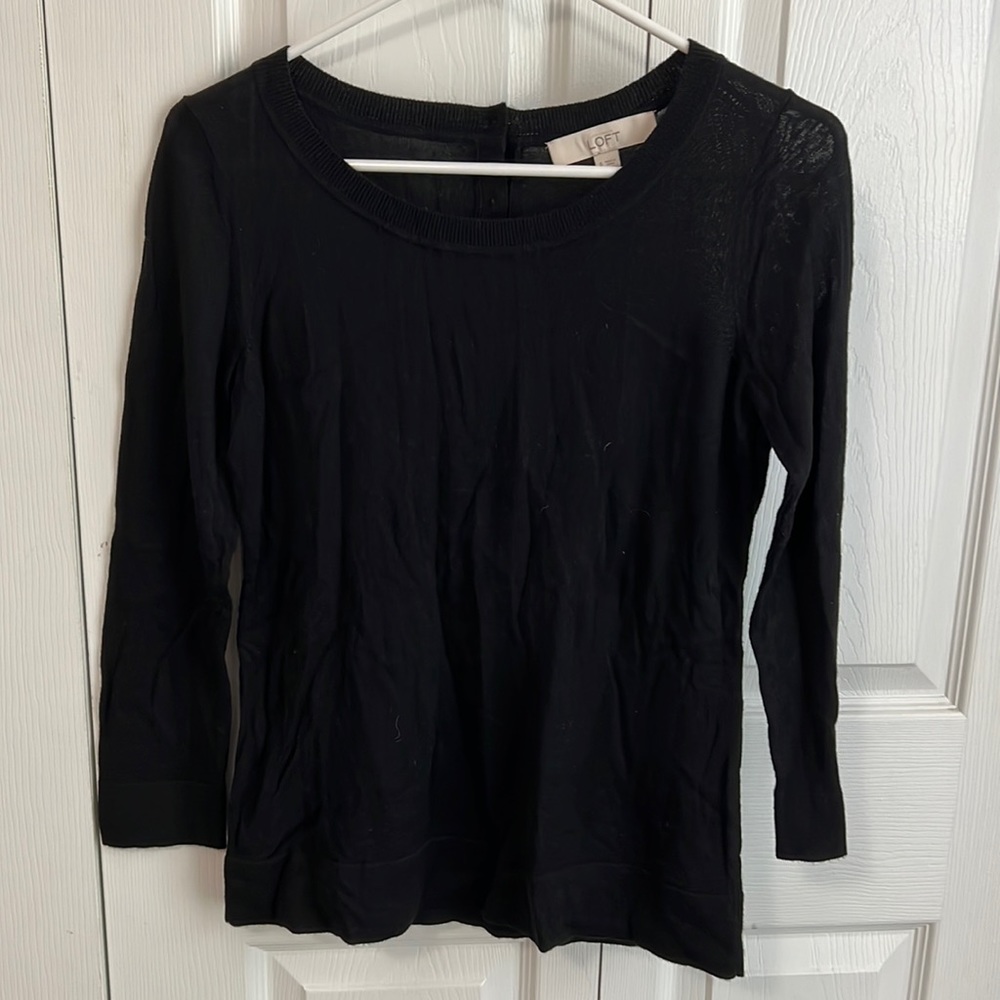 Black Thin Sweater